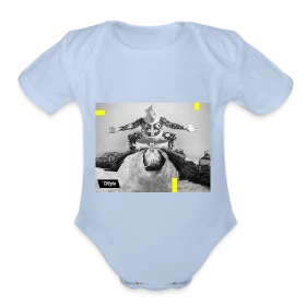 Holding Space #8 - Organic Short Sleeve Baby Bodysuit