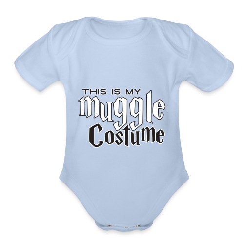 This Is My Muggle Costume - Organic Short Sleeve Baby Bodysuit
