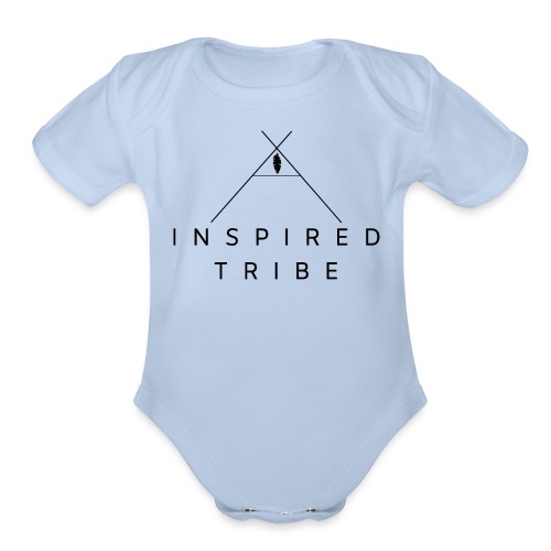Inspired tribe b - Organic Short Sleeve Baby Bodysuit