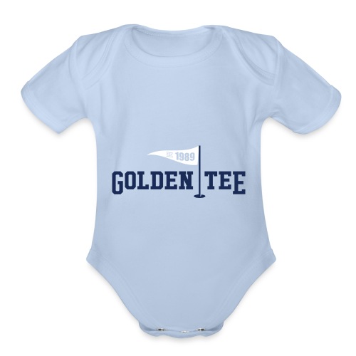 Golden Tee Collegiate - Organic Short Sleeve Baby Bodysuit
