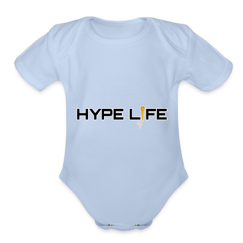 HYPE LIFE - Organic Short Sleeve Baby Bodysuit