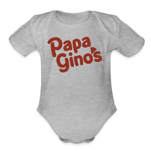 Papa Gino's - Organic Short Sleeve Baby Bodysuit