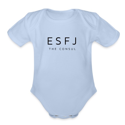 Myers Briggs: ESFJ The Consul - Organic Short Sleeve Baby Bodysuit