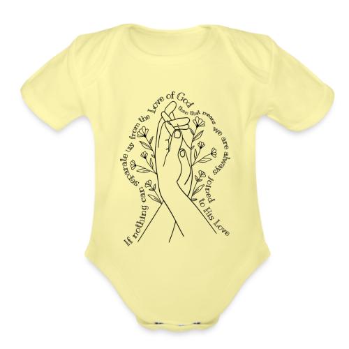 Joined to God's Love - Organic Short Sleeve Baby Bodysuit