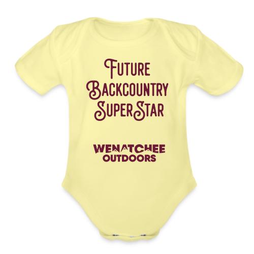 Future Backcountry SuperStar - Organic Short Sleeve Baby Bodysuit