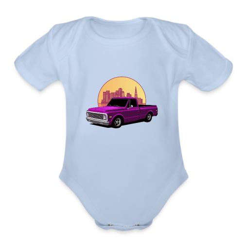 C/K C10 Truck - Organic Short Sleeve Baby Bodysuit