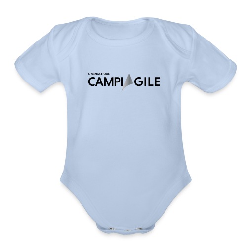 BOUTIQUE CAMPIAGILE - Organic Short Sleeve Baby Bodysuit