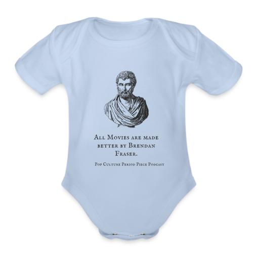 Pop Culture Period Piece Frasier - Organic Short Sleeve Baby Bodysuit