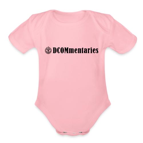 DCOMmentaries Podcast Logo - Organic Short Sleeve Baby Bodysuit