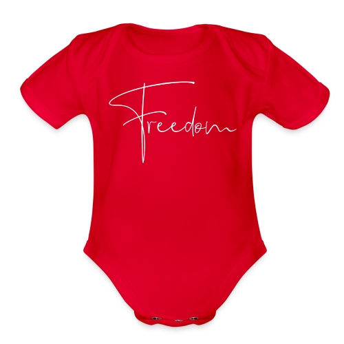 Freedom W - Organic Short Sleeve Baby Bodysuit
