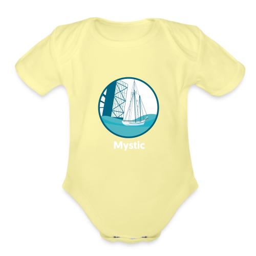 Mystic CT Drawbridge Men's Tri Tee Shirt - Organic Short Sleeve Baby Bodysuit