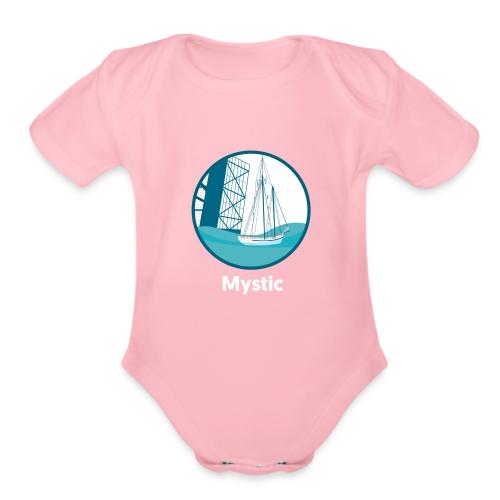 Mystic CT Drawbridge Men's Tri Tee Shirt - Organic Short Sleeve Baby Bodysuit