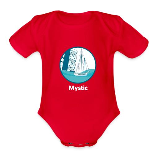 Mystic CT Drawbridge Men's Tri Tee Shirt - Organic Short Sleeve Baby Bodysuit