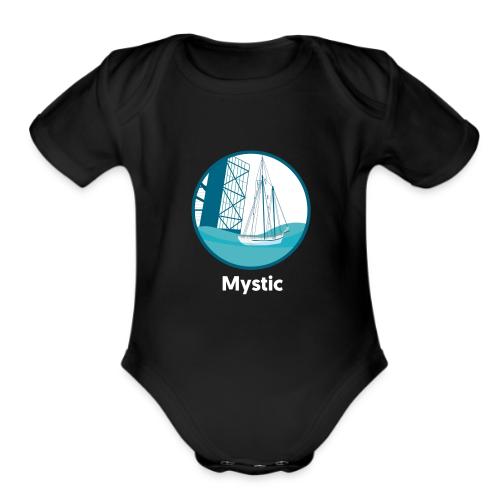 Mystic CT Drawbridge Men's Tri Tee Shirt - Organic Short Sleeve Baby Bodysuit