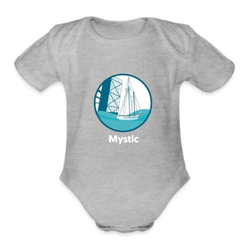 Mystic CT Drawbridge Men's Tri Tee Shirt - Organic Short Sleeve Baby Bodysuit