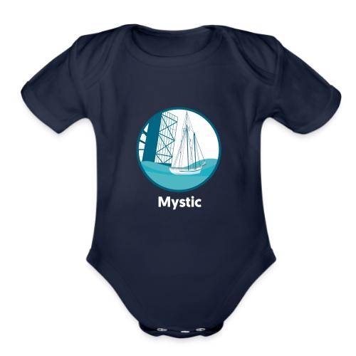 Mystic CT Drawbridge Men's Tri Tee Shirt - Organic Short Sleeve Baby Bodysuit