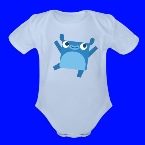 Little Blue Gear - Organic Short Sleeve Baby Bodysuit