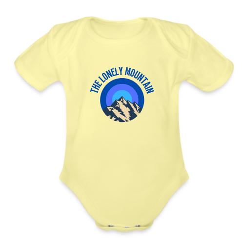 The Lonely Mountain - Organic Short Sleeve Baby Bodysuit