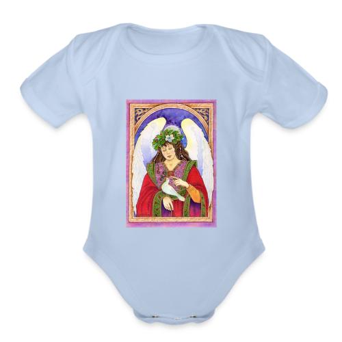 Angel & Dove - Organic Short Sleeve Baby Bodysuit