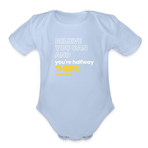 Believe - Organic Short Sleeve Baby Bodysuit