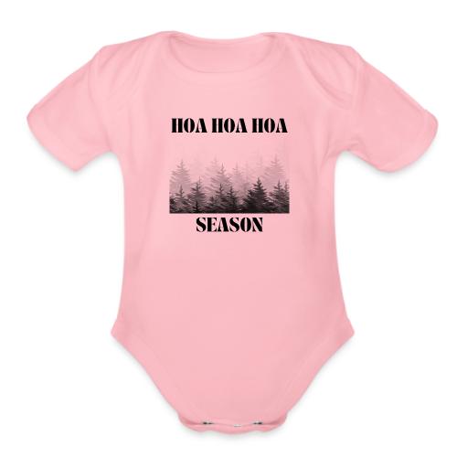 Hoa Hoa Hoa Season - Organic Short Sleeve Baby Bodysuit