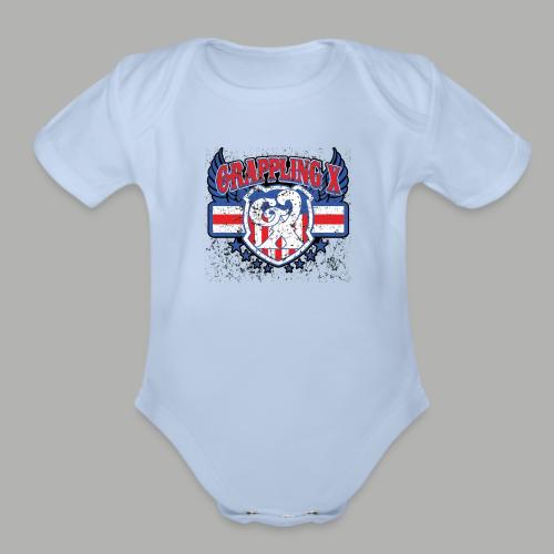 Bomber - Organic Short Sleeve Baby Bodysuit