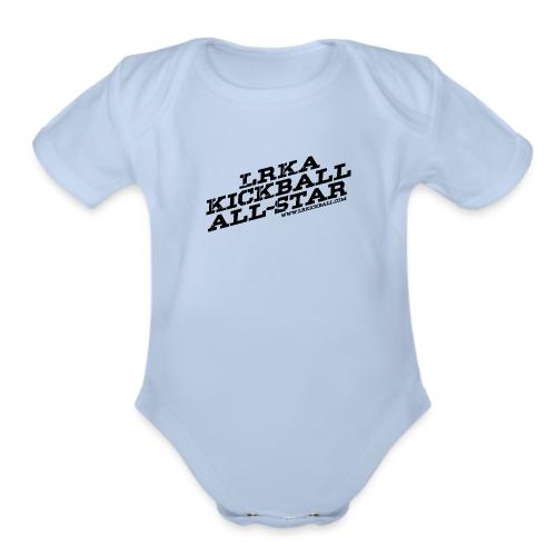 All Star Blacvk - Organic Short Sleeve Baby Bodysuit