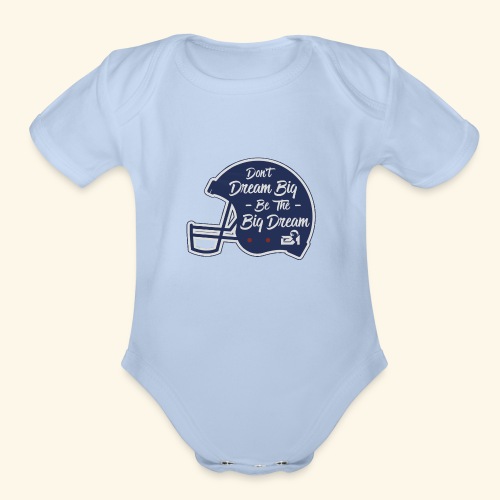 American Football T-Shirt and Hoodie - Organic Short Sleeve Baby Bodysuit