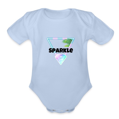 Sparkle - Organic Short Sleeve Baby Bodysuit