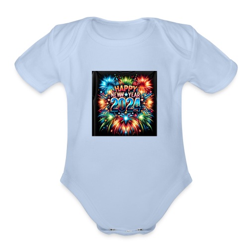 I hope 2024 is an incredible part of your story! - Organic Short Sleeve Baby Bodysuit