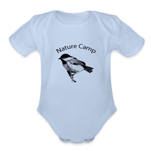 Nature Camp Chickadee - Organic Short Sleeve Baby Bodysuit