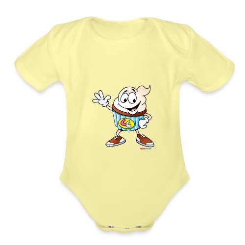 Charlie - Organic Short Sleeve Baby Bodysuit