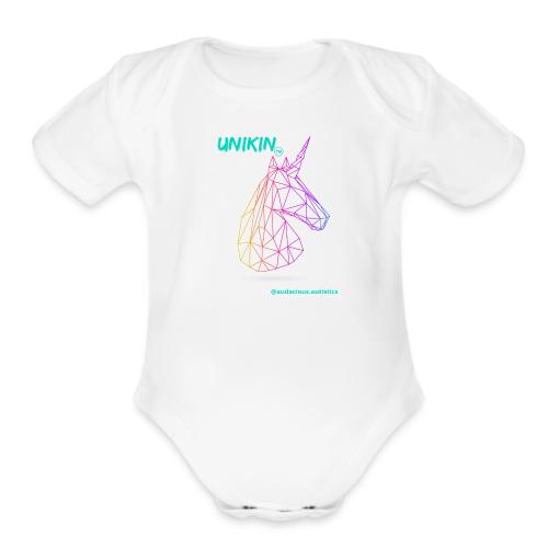 UniKin Kids - Organic Short Sleeve Baby Bodysuit