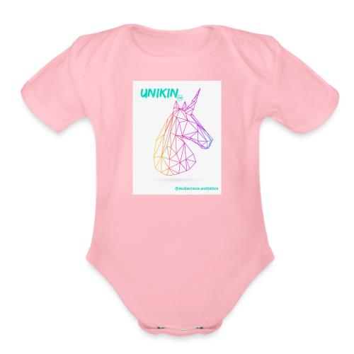 UniKin Kids - Organic Short Sleeve Baby Bodysuit