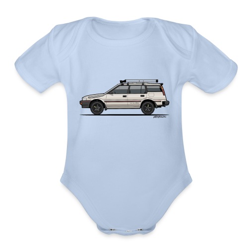 Ayota AE95 4WD Wagon - Organic Short Sleeve Baby Bodysuit