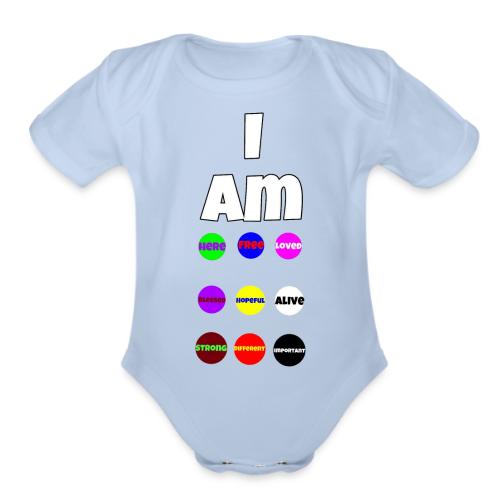I AM... - Organic Short Sleeve Baby Bodysuit