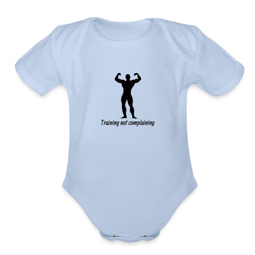 Training tee - Organic Short Sleeve Baby Bodysuit