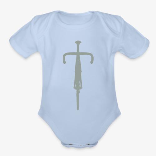 bike_front_view_small - Organic Short Sleeve Baby Bodysuit