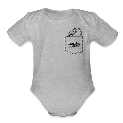 Pocket Pokket - Organic Short Sleeve Baby Bodysuit
