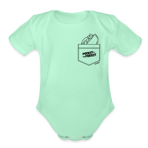 Pocket Pokket - Organic Short Sleeve Baby Bodysuit