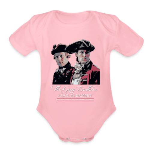 The Grey Bros - Cool As Dammit - Organic Short Sleeve Baby Bodysuit