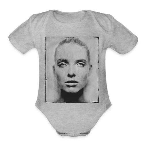 Gazing Still - Organic Short Sleeve Baby Bodysuit
