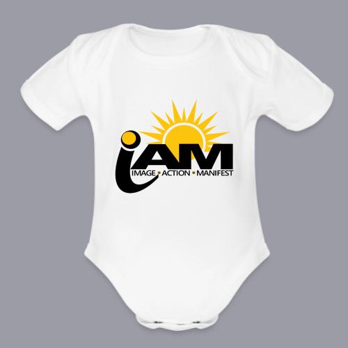 I AM - Organic Short Sleeve Baby Bodysuit