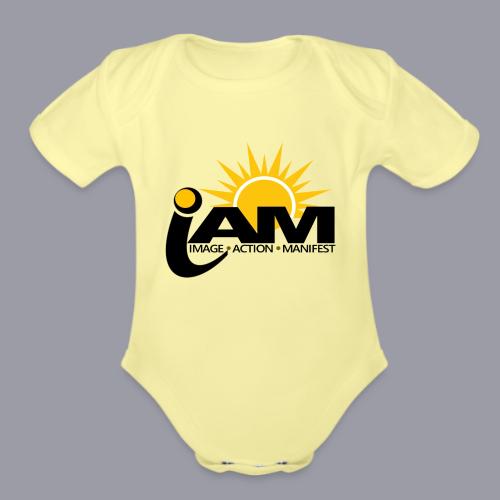 I AM - Organic Short Sleeve Baby Bodysuit