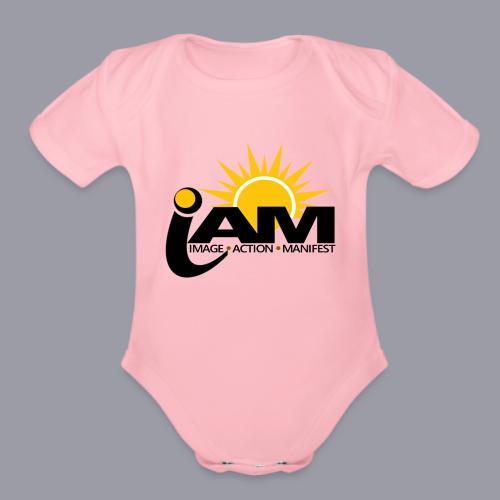 I AM - Organic Short Sleeve Baby Bodysuit