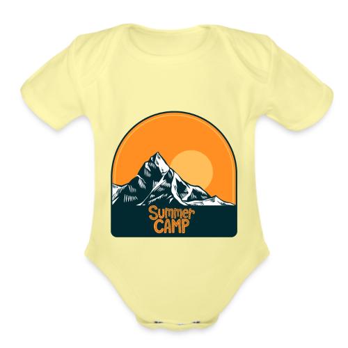 Adventure Summer Camp - Organic Short Sleeve Baby Bodysuit
