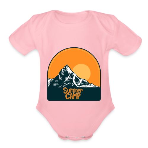 Adventure Summer Camp - Organic Short Sleeve Baby Bodysuit