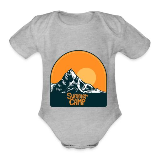 Adventure Summer Camp - Organic Short Sleeve Baby Bodysuit