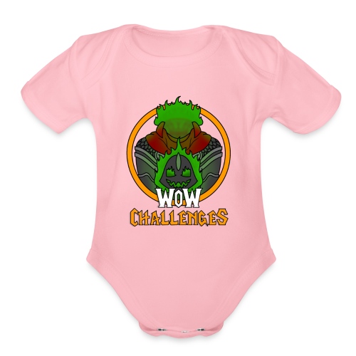 WOW Chal Hallow Horse NO OUTLINE - Organic Short Sleeve Baby Bodysuit