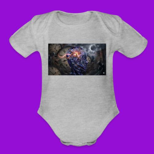 Hey You - Organic Short Sleeve Baby Bodysuit